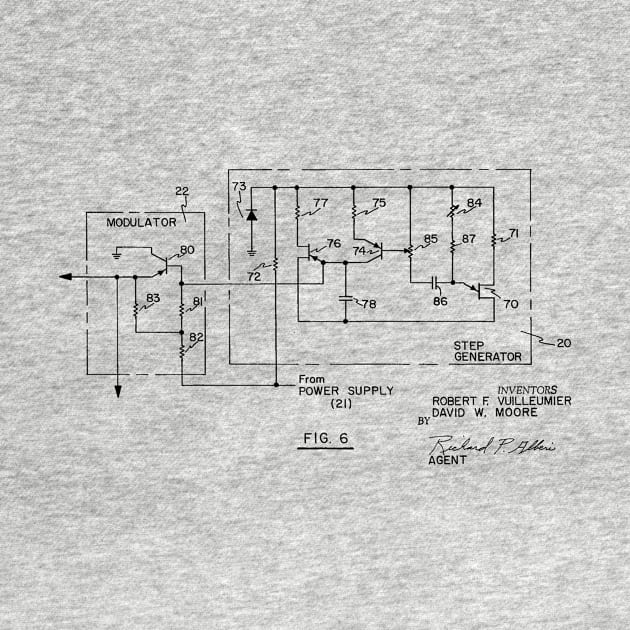 Bio-instrumentation Apparatus Vintage Patent Hand Drawing by TheYoungDesigns